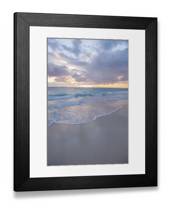 Framed Print : Dominican Republic, Punta Cana, Higuey, Bavaro, Bavaro Beach, sunrise