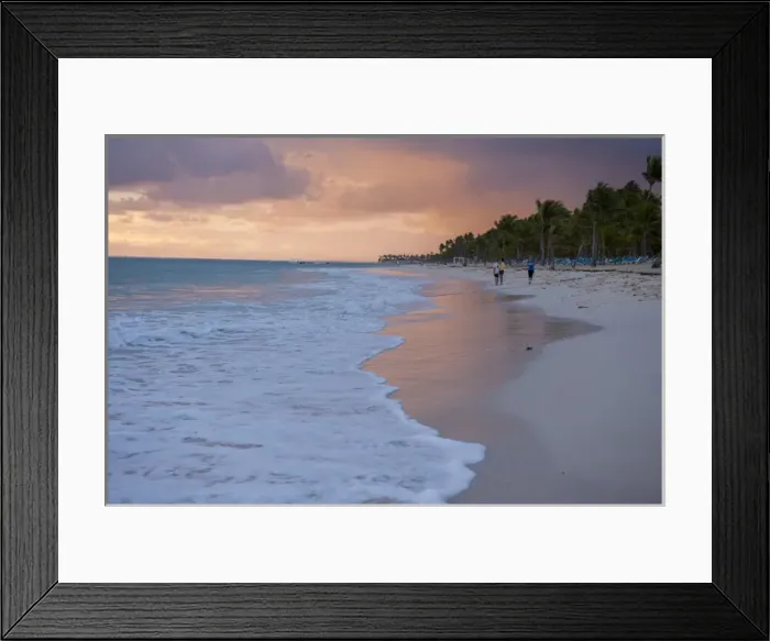 Framed Print : Dominican Republic, Punta Cana, Higuey, Bavaro, Bavaro Beach, sunrise Framed Print : Dominican Republic, Punta Cana, Higuey, Bavaro, Bavaro Beach, sunrise