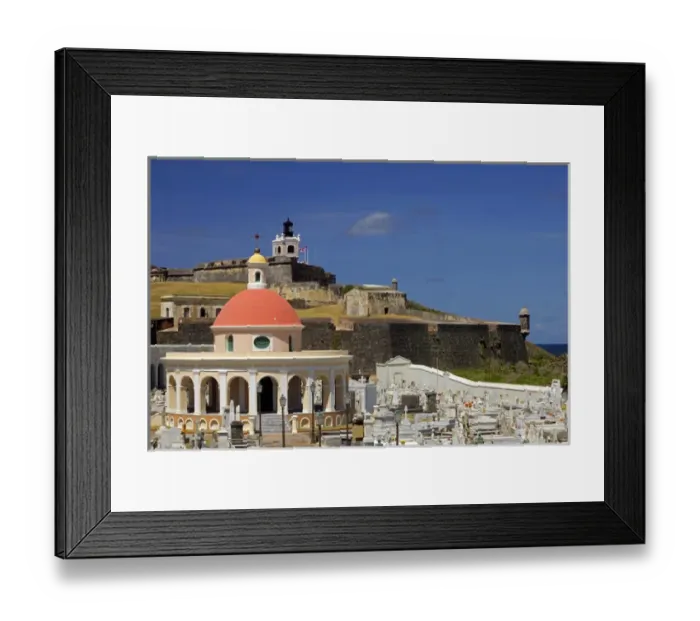 Framed Print : USA, Puerto Rico, San Juan. Seaside cemetary of Puerto Rico Framed Print : USA, Puerto Rico, San Juan. Seaside cemetary of Puerto Rico