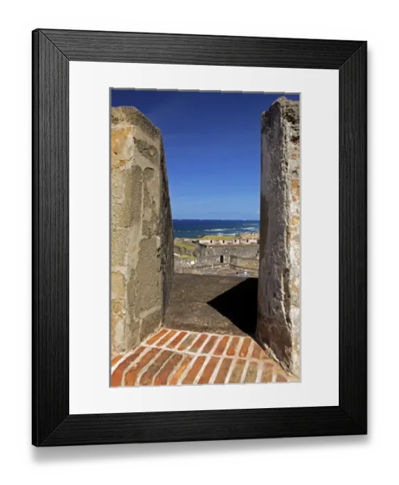 Framed Print : USA, Puerto Rico, San Juan. View from the San Cristobal Fort in San Juan, Puerto Rico Framed Print : USA, Puerto Rico, San Juan. View from the San Cristobal Fort in San Juan, Puerto Rico