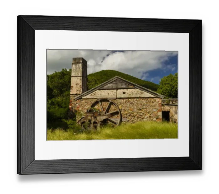 Framed Print : Caribbean, USA Virgin Islands, St. John. Ruins of sugar mill Framed Print : Caribbean, USA Virgin Islands, St. John. Ruins of sugar mill
