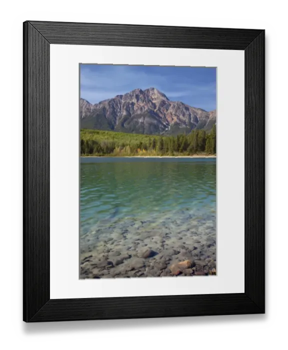Framed Print : Canada, Alberta, Jasper National Park. Landscape of Patricia Lake and Pyramid Mountain Framed Print : Canada, Alberta, Jasper National Park. Landscape of Patricia Lake and Pyramid Mountain
