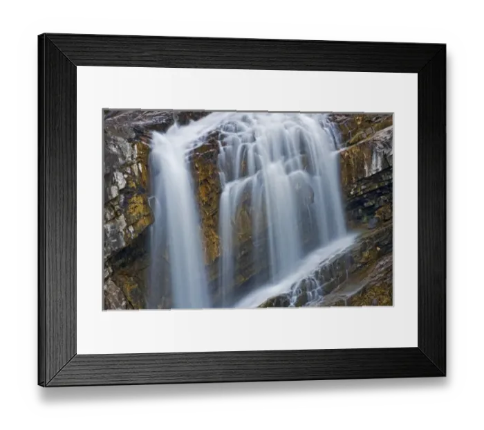 Framed Print : Canada, Alberta, Waterton Lakes National Park. Close-up of Cameron Falls. Credit as Framed Print : Canada, Alberta, Waterton Lakes National Park. Close-up of Cameron Falls. Credit as