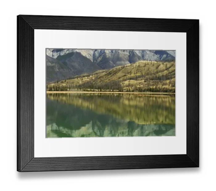 Framed Print : Canada, Alberta, Jasper National Park. Reflection on Talbot Lake Framed Print : Canada, Alberta, Jasper National Park. Reflection on Talbot Lake
