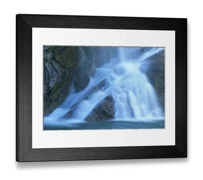 Framed Print : Canada, Alberta, Waterton Lakes National Park. Scenic of Cameron Falls. Credit as Framed Print : Canada, Alberta, Waterton Lakes National Park. Scenic of Cameron Falls. Credit as