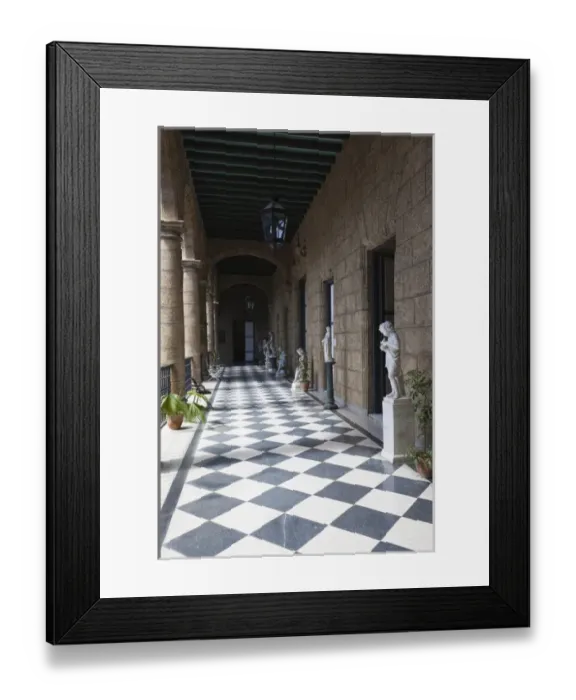 Framed Print : Cuba, Havana, Havana Vieja, Plaza de Armas, Museo de la Ciudad museum, courtyard Framed Print : Cuba, Havana, Havana Vieja, Plaza de Armas, Museo de la Ciudad museum, courtyard