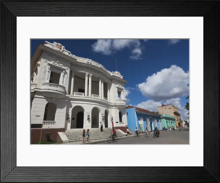 Framed Print : Cuba, Sancti Spiritus Province, Sancti Spritus, Parque Serafin Sanchez area, Museo Framed Print : Cuba, Sancti Spiritus Province, Sancti Spritus, Parque Serafin Sanchez area, Museo
