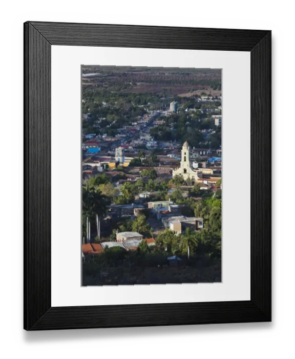 Framed Print : Cuba, Sancti Spiritus Province, Trinidad, elevated town view from the Cerro de la Vigia hill Framed Print : Cuba, Sancti Spiritus Province, Trinidad, elevated town view from the Cerro de la Vigia hill