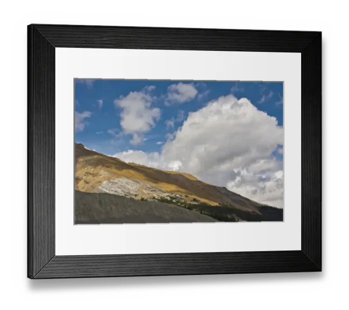 Framed Print : Hill, Athabasca Glacier Area, Columbia Icefield, Jasper National Park, Alberta, Canada Framed Print : Hill, Athabasca Glacier Area, Columbia Icefield, Jasper National Park, Alberta, Canada