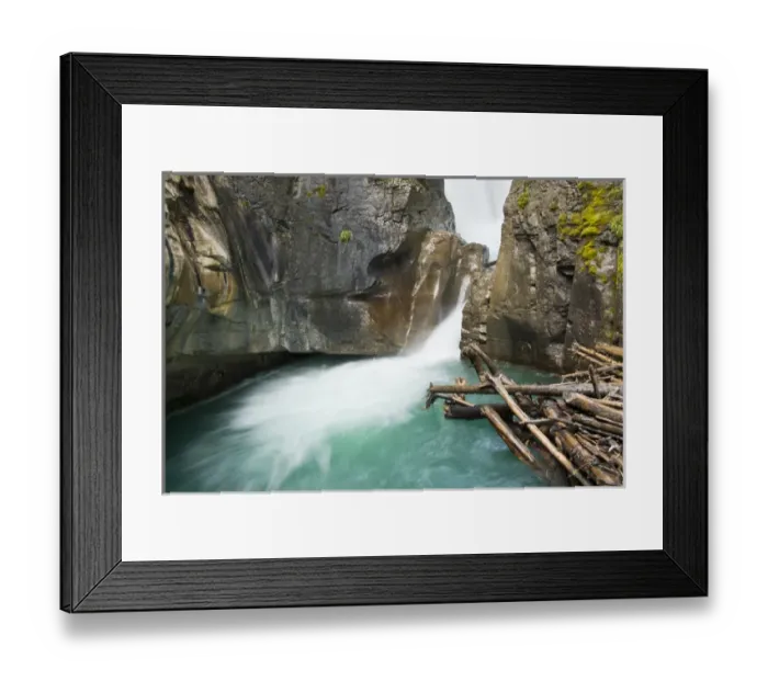 Framed Print : Johnston Falls and Creek; Johnston Canyon; Banff National Park; Alberta; Canada Framed Print : Johnston Falls and Creek; Johnston Canyon; Banff National Park; Alberta; Canada