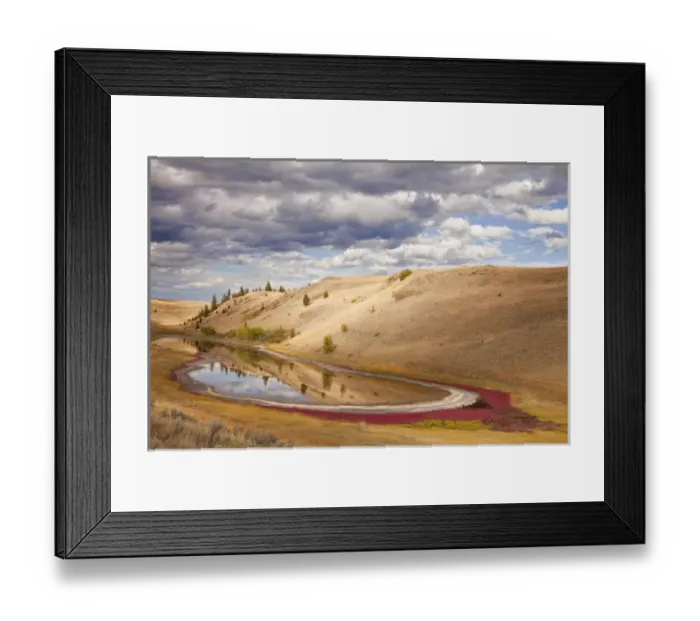 Framed Print : Canada, British Columbia, Kamloops, Lac Du Bois Grasslands Park. Landscape of small lake Framed Print : Canada, British Columbia, Kamloops, Lac Du Bois Grasslands Park. Landscape of small lake