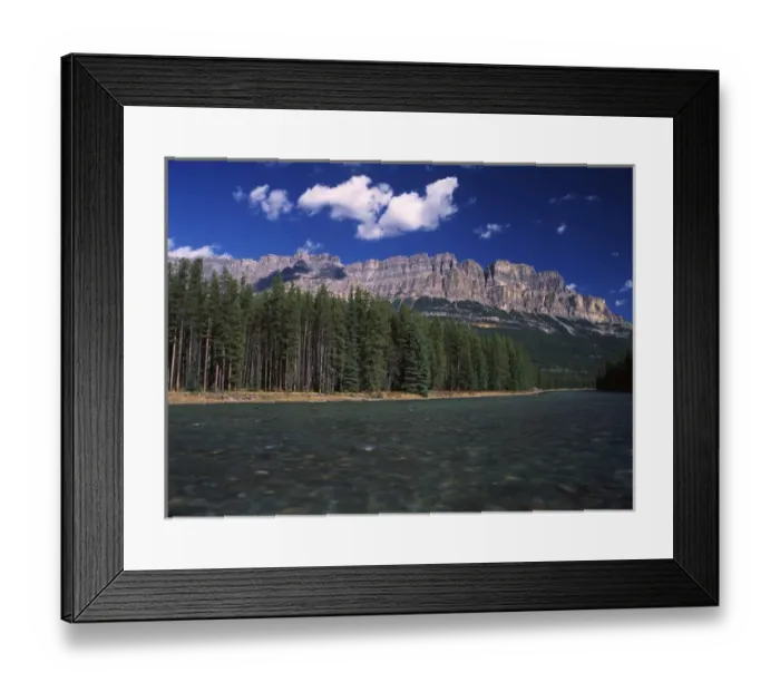 Framed Print : Canada, Alberta, View of Bow valley in Banff National Park Framed Print : Canada, Alberta, View of Bow valley in Banff National Park