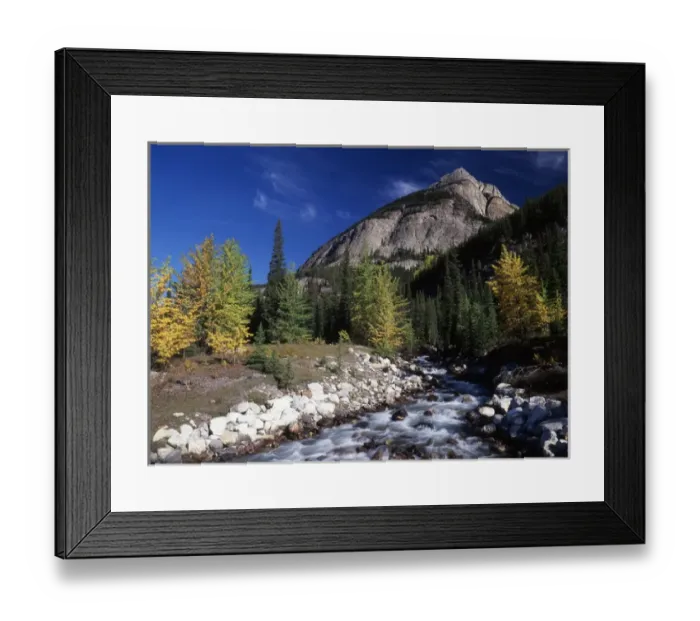 Framed Print : Canada, Alberta, View of Rampart Creek at Banff National Park Framed Print : Canada, Alberta, View of Rampart Creek at Banff National Park