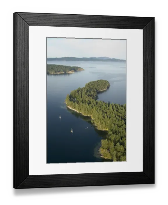 Framed Print : Canada, British Columbia. Aerial photograph of Russell Island, Gulf Islands National Framed Print : Canada, British Columbia. Aerial photograph of Russell Island, Gulf Islands National