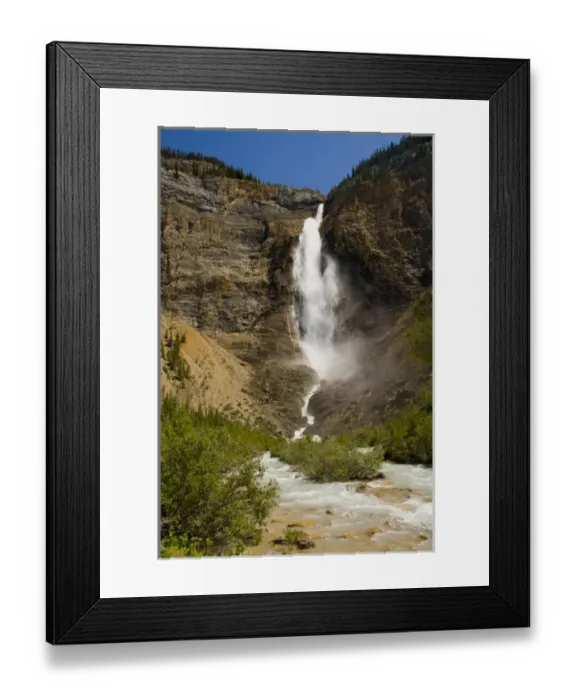 Framed Print : Takakkaw Falls and River, Yoho National Park, British Columbia, Canada Framed Print : Takakkaw Falls and River, Yoho National Park, British Columbia, Canada