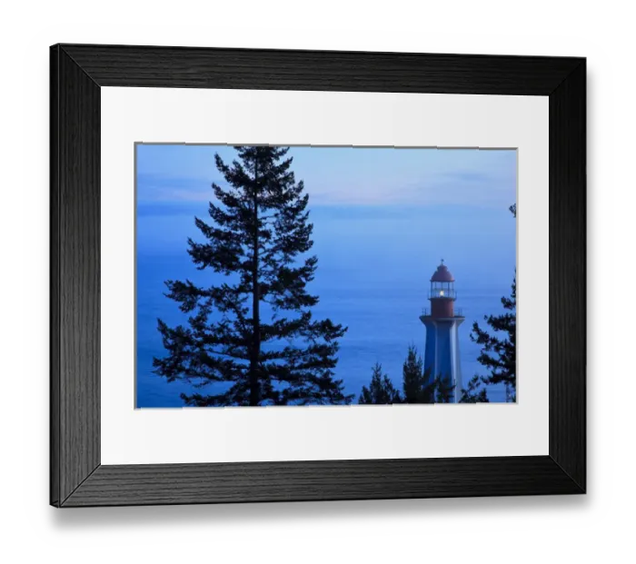 Framed Print : Canada, British Columbia, Vancouver, Lighthouse near Vancouver Framed Print : Canada, British Columbia, Vancouver, Lighthouse near Vancouver