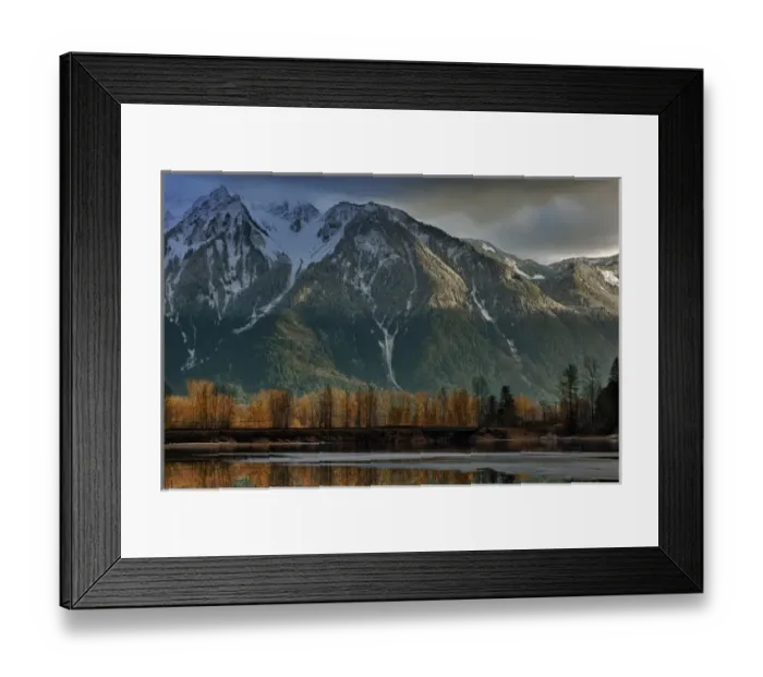 Framed Print : Canada, British Columbia, Agassiz, Seabird Island Road, storm clearing over mountains at sunset Framed Print : Canada, British Columbia, Agassiz, Seabird Island Road, storm clearing over mountains at sunset