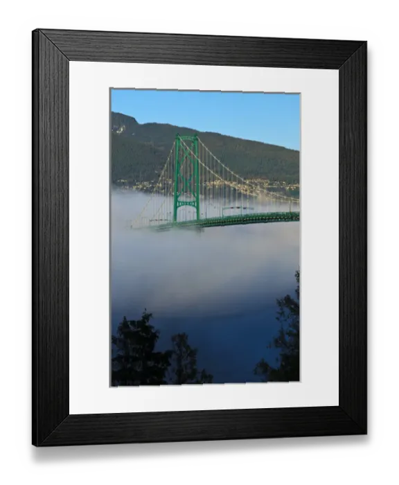 Framed Print : Canada, British Columbia, Vancouver, Stanley Park, part of the Lions Gate Bridge Framed Print : Canada, British Columbia, Vancouver, Stanley Park, part of the Lions Gate Bridge