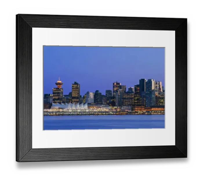 Framed Print : Canada, BC, Vancouver Skyline Framed Print : Canada, BC, Vancouver Skyline