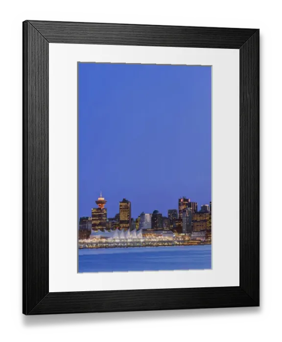 Framed Print : Canada, BC, Vancouver Skyline