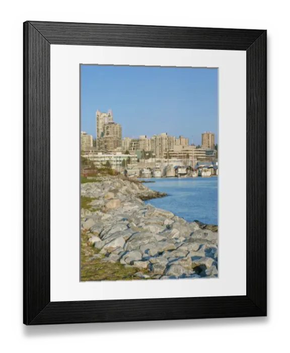 Framed Print : Canada, BC, Vancouver, North Vancouver Waterfront Framed Print : Canada, BC, Vancouver, North Vancouver Waterfront