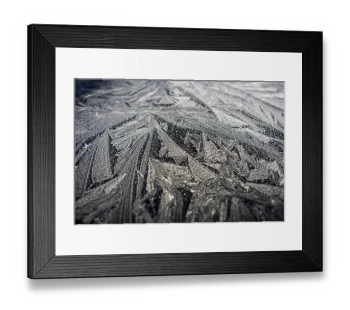 Framed Print : Frost pattern. Winter in British Columbia brings a variety of landscapes and closeups Framed Print : Frost pattern. Winter in British Columbia brings a variety of landscapes and closeups