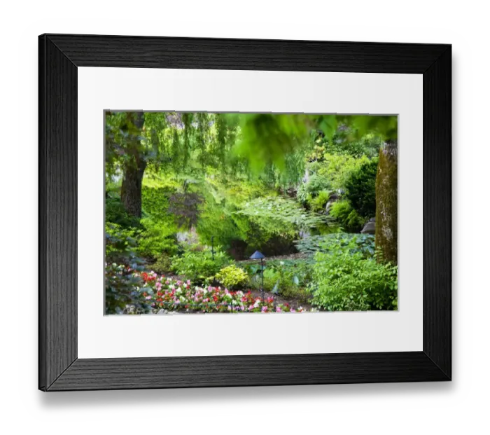 Framed Print : North America; Canada; BC; Victoria; Butchard Gardens In Full Bloom