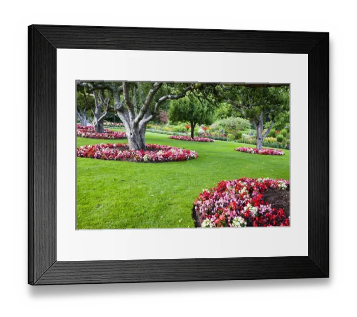 Framed Print : North America; Canada; BC; Victoria; Butchard Gardens In Full Bloom Framed Print : North America; Canada; BC; Victoria; Butchard Gardens In Full Bloom