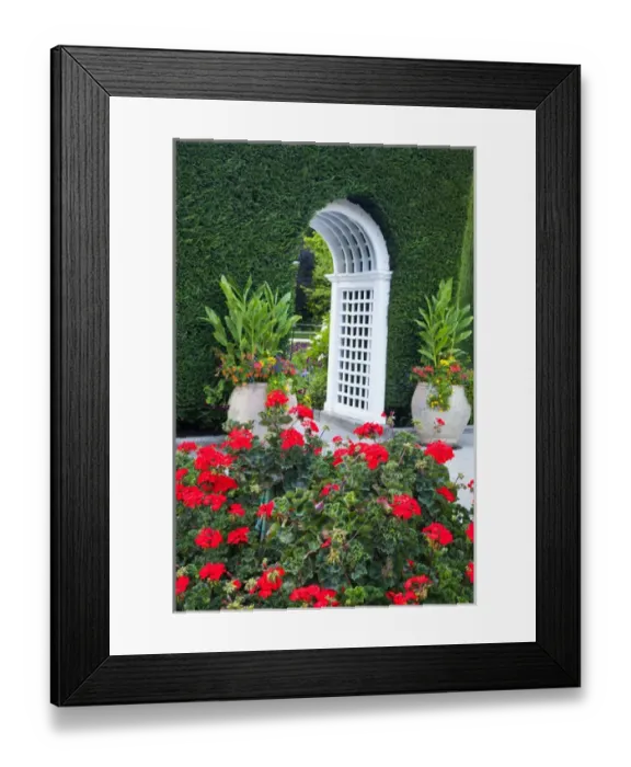 Framed Print : North America; Canada; BC; Victoria; Butchard Gardens In Full Bloom Framed Print : North America; Canada; BC; Victoria; Butchard Gardens In Full Bloom