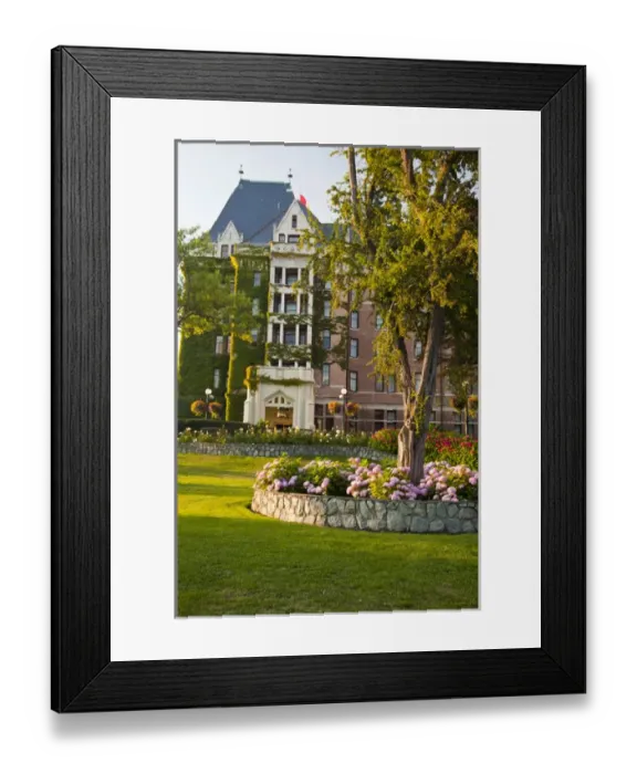 Framed Print : North America;Canada;Victoria;Empress Hotel & Gardens Framed Print : North America;Canada;Victoria;Empress Hotel & Gardens