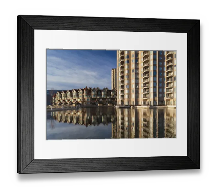 Framed Print : Canada, British Columbia, Okanagan Valley, Kelowna, condo building by Lake Okanagan Framed Print : Canada, British Columbia, Okanagan Valley, Kelowna, condo building by Lake Okanagan