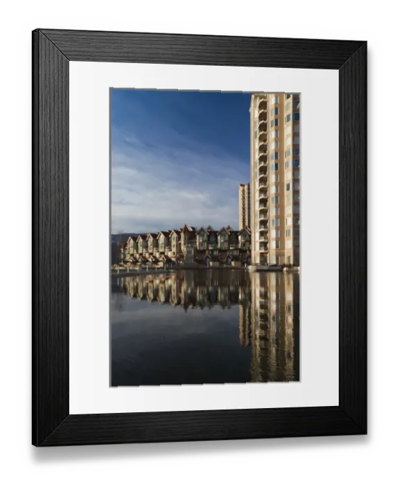 Framed Print : Canada, British Columbia, Okanagan Valley, Kelowna, condo building by Lake Okanagan Framed Print : Canada, British Columbia, Okanagan Valley, Kelowna, condo building by Lake Okanagan