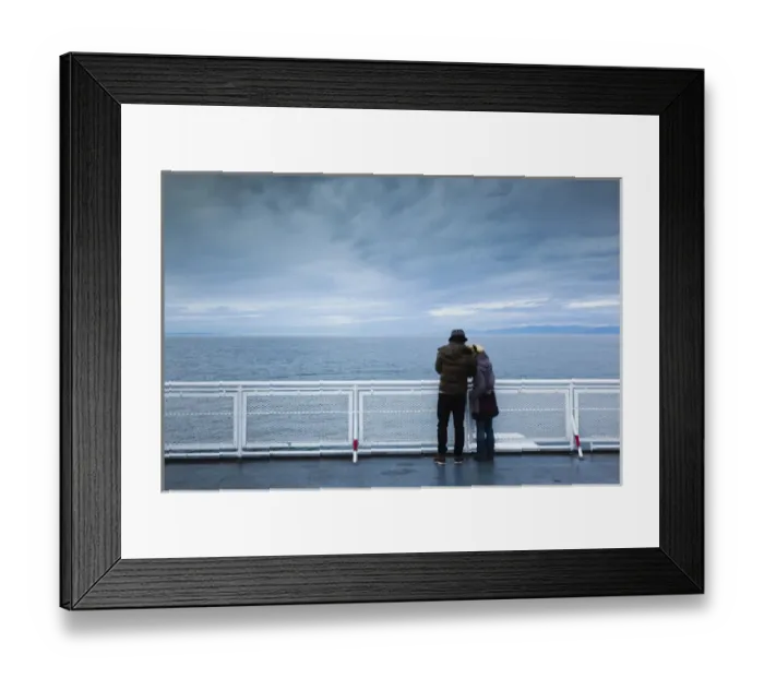 Framed Print : Canada, British Columbia, Strait of Georgia, aboard the BC Ferry to Vancouver Island, NR Framed Print : Canada, British Columbia, Strait of Georgia, aboard the BC Ferry to Vancouver Island, NR