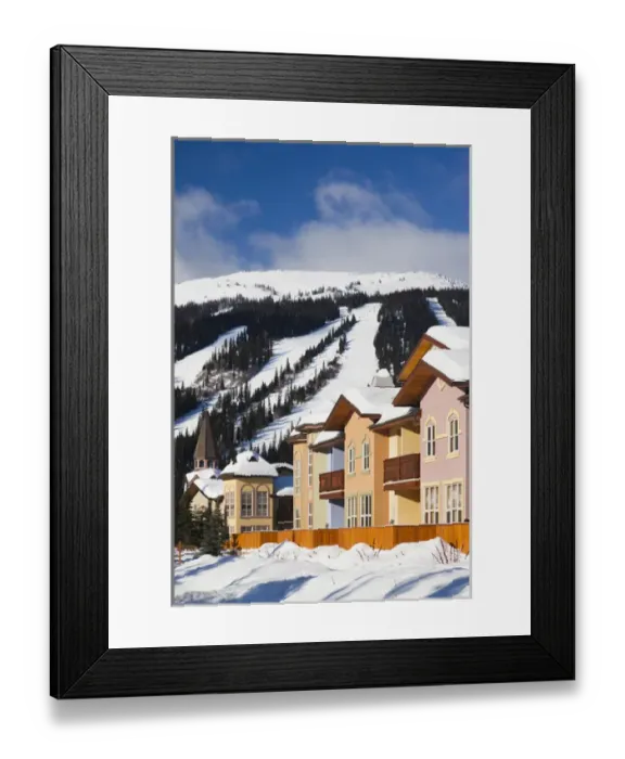 Framed Print : Canada, British Columbia, Sun Peaks, Sun Peaks Resort, ski lodges, winter Framed Print : Canada, British Columbia, Sun Peaks, Sun Peaks Resort, ski lodges, winter