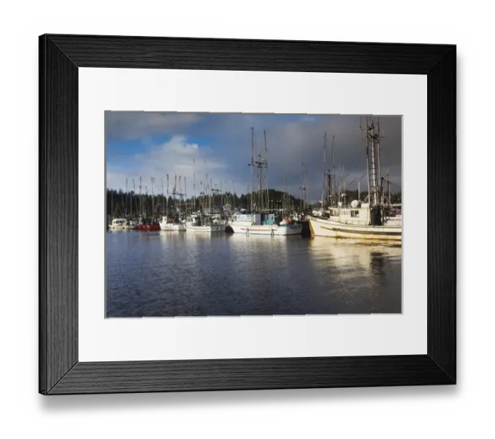 Framed Print : Canada, British Columbia, Vancouver Island, Ucluelet, Boat Basin Framed Print : Canada, British Columbia, Vancouver Island, Ucluelet, Boat Basin
