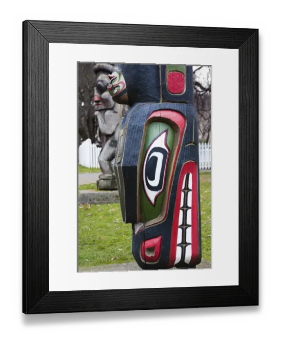Framed Print : Canada, British Columbia, Vancouver Island, Victoria, First Nation Totem Pole, Thunderbird Framed Print : Canada, British Columbia, Vancouver Island, Victoria, First Nation Totem Pole, Thunderbird