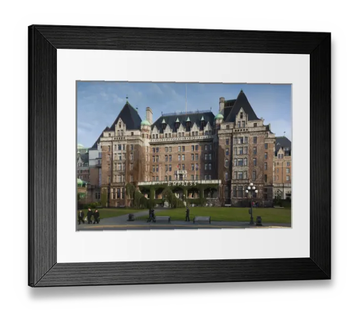 Framed Print : Canada, British Columbia, Vancouver Island, Victoria, Fairmont Empress Hotel Framed Print : Canada, British Columbia, Vancouver Island, Victoria, Fairmont Empress Hotel