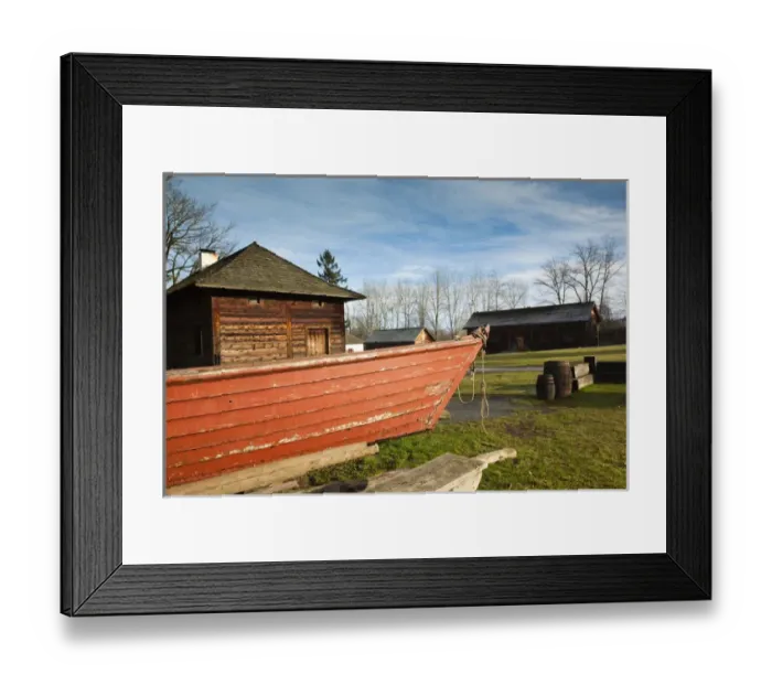 Framed Print : Canada, British Columbia, Vancouver-area, Langley, Fort Langley National Historic Site Framed Print : Canada, British Columbia, Vancouver-area, Langley, Fort Langley National Historic Site