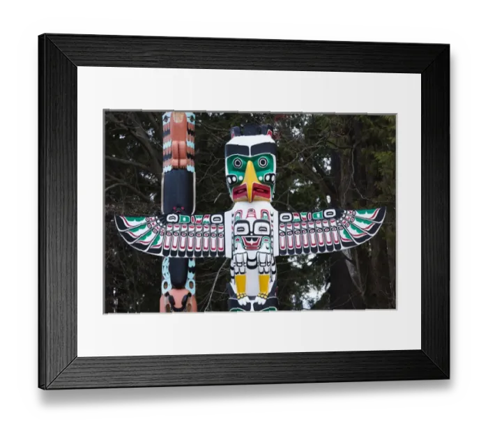 Framed Print : Canada, British Columbia, Vancouver, Stanley Park, First Nation Totem Poles Framed Print : Canada, British Columbia, Vancouver, Stanley Park, First Nation Totem Poles