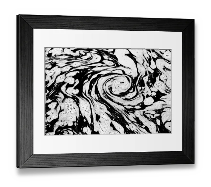 Framed Print : Canada, Manitoba. Foam patterns in water Framed Print : Canada, Manitoba. Foam patterns in water