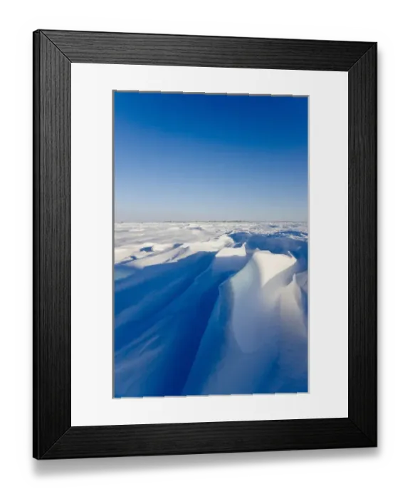 Framed Print : Wind carved snow on the tundra, Wapusk National Park, Manitoba, Canada Framed Print : Wind carved snow on the tundra, Wapusk National Park, Manitoba, Canada