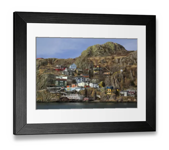 Framed Print : North America, Canada, The Battery, St. Johns NL