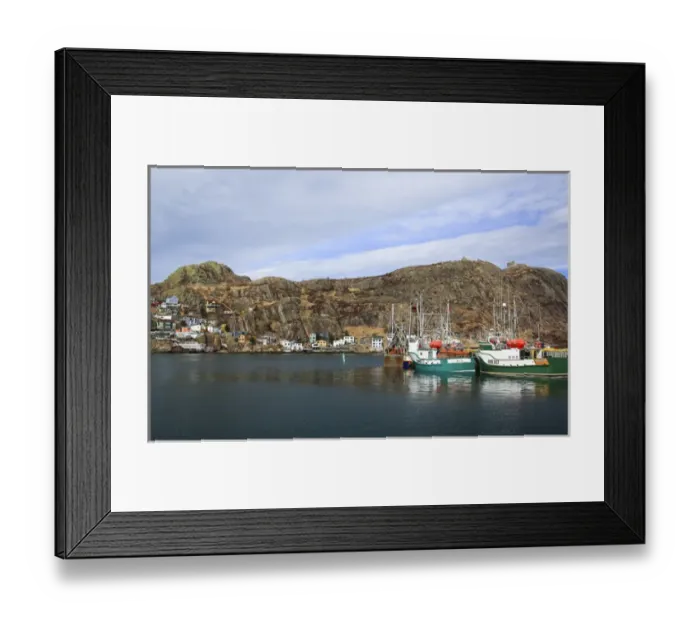 Framed Print : North America, Canada, The Battery, St. Johns NL