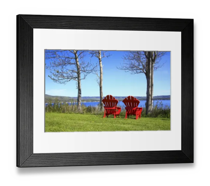 Framed Print : North America, Canada, Nova Scotia, Adirondack chairs near Cabot Trail, Cape Beton Framed Print : North America, Canada, Nova Scotia, Adirondack chairs near Cabot Trail, Cape Beton