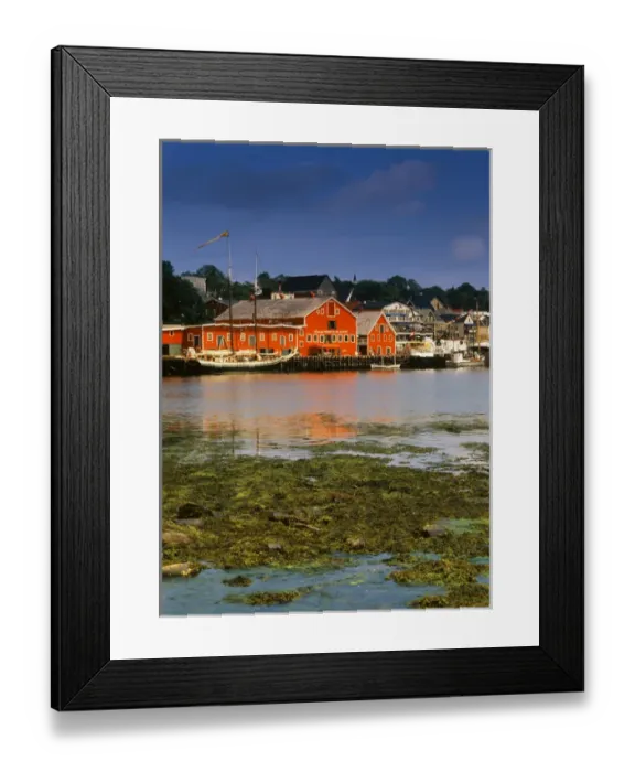 Framed Print : Canada, Nova Scotia, Lunenburg, Atlantic fisheries museum and Lunenburg harbour Framed Print : Canada, Nova Scotia, Lunenburg, Atlantic fisheries museum and Lunenburg harbour