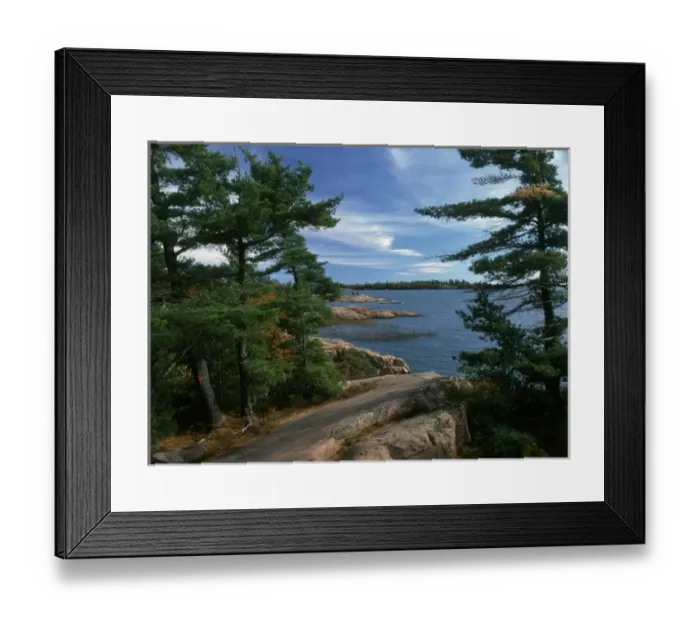 Framed Print : Canada, Ontario, Shield Country, View of Killarney Provincial Park