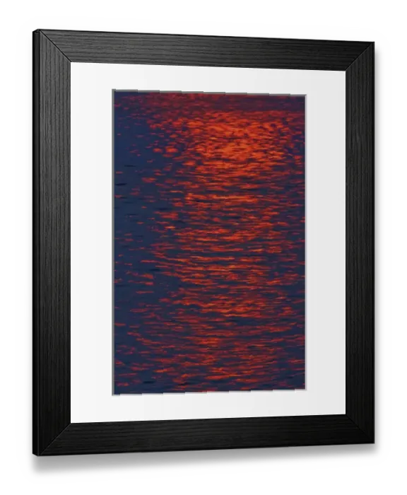 Framed Print : Canada, Ontario. Sunrise paints a path of light across Georgian Bay