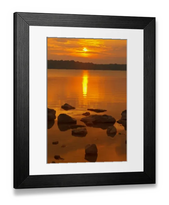 Framed Print : Canada, Bruce Peninsula. Sunset on Berford Lake Framed Print : Canada, Bruce Peninsula. Sunset on Berford Lake