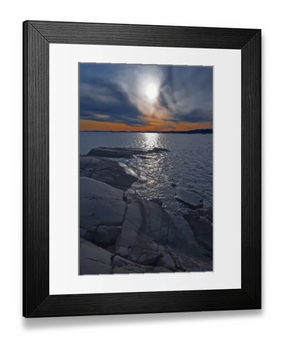 Framed Print : Canada, Ontario, Philip Edward Island. Storm front on Georgian Bay Framed Print : Canada, Ontario, Philip Edward Island. Storm front on Georgian Bay