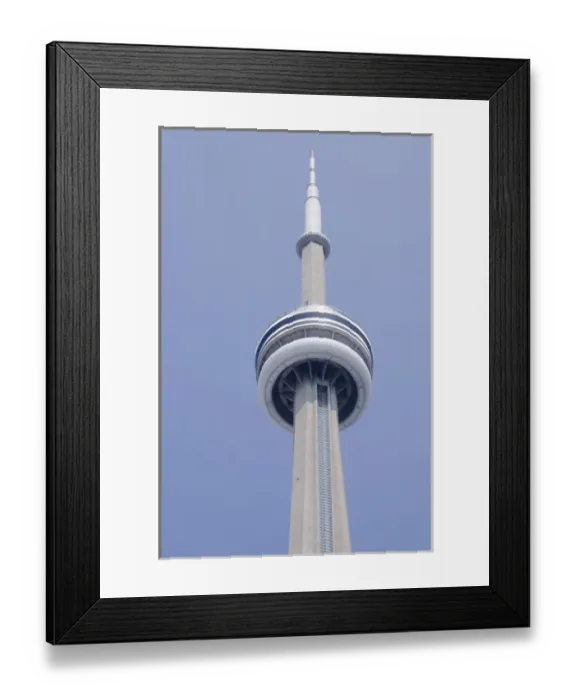 Framed Print : Canada, Ontario, Toronto. Downtown CN Tower, rooftop view Framed Print : Canada, Ontario, Toronto. Downtown CN Tower, rooftop view